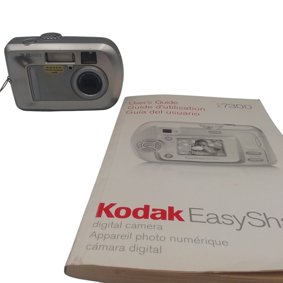 Kodak EasyShare CX7300 3.2MP Digital Camera & Manual Silver‎ - Tested Working - Picture 1 of 14